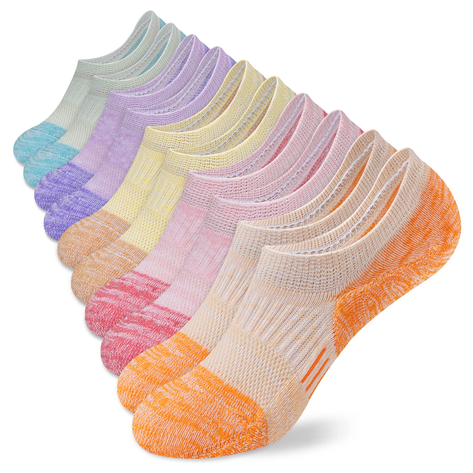 BARSDAR No Show Socks Womens Athletic Cushion Ankle Footies Low Cut Socks 5-6 Pairs BARSDAR No Show Socks Womens Athletic Cushion Ankle Footies Low Cut Socks 5-6 Pairs