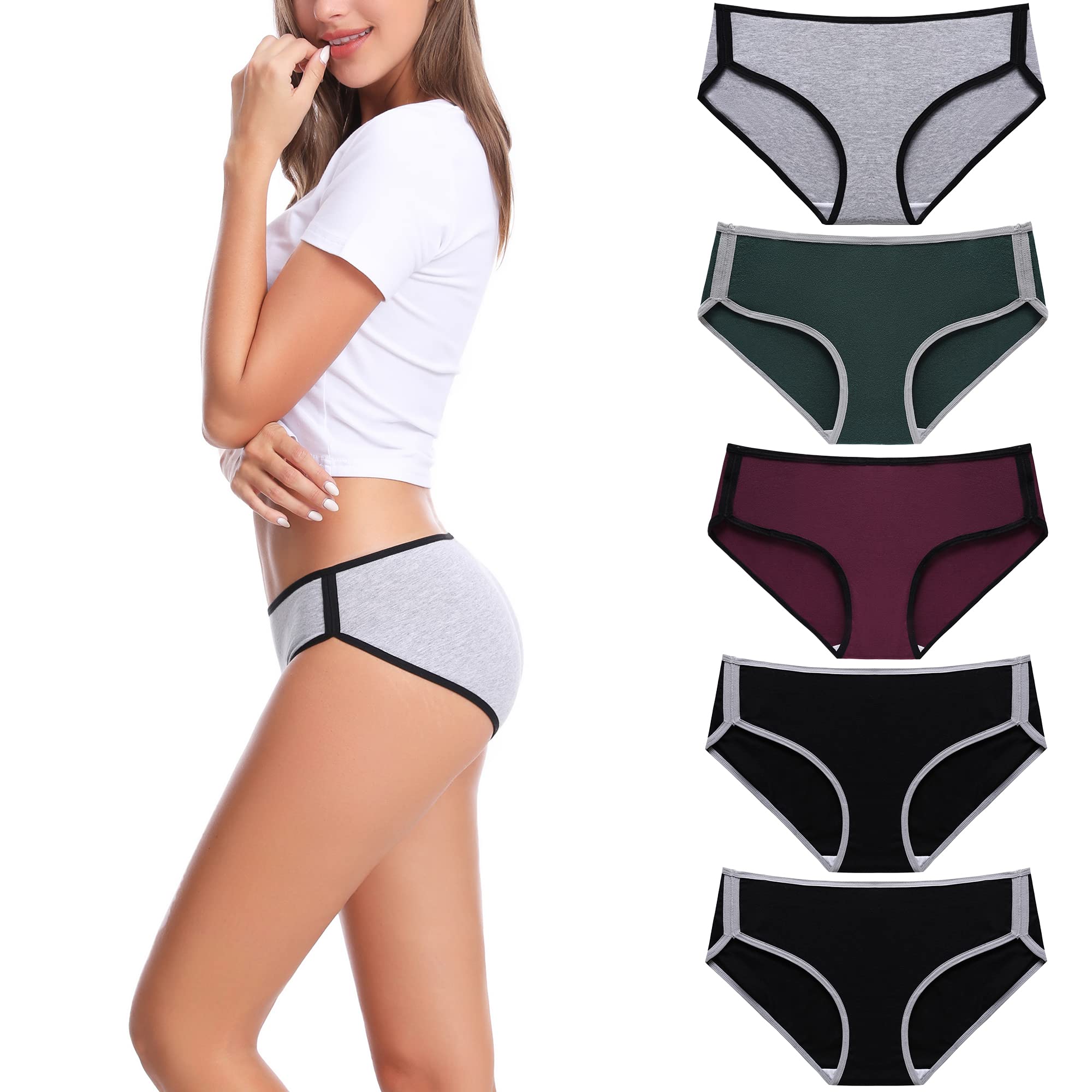 BARSDAR Underwear women - Womens Underwear,Cotton Underwear for Women,Women's Panties,Plus Size Underwear for Women BARSDAR Underwear women - Womens Underwear,Cotton Underwear for Women,Women's Panties,Plus Size Underwear for Women